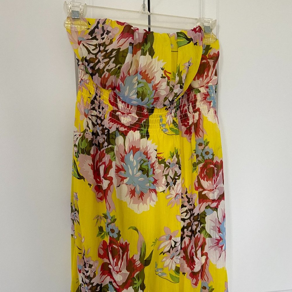 Strapless Forever 21 Floral Dress